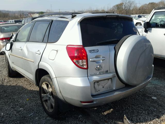 JTMZD32V075059567 - 2007 TOYOTA RAV4 SPORT SILVER photo 3