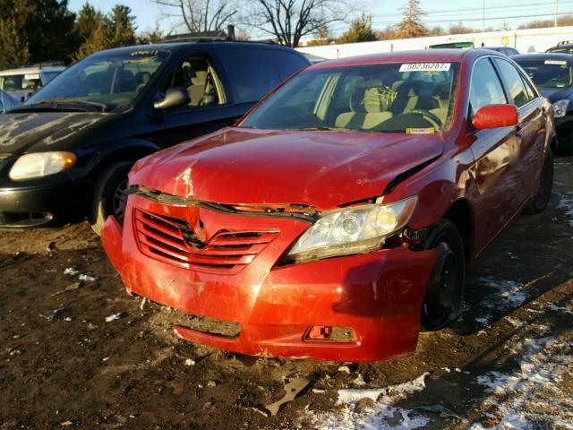 4T1BE46K07U007751 - 2007 TOYOTA CAMRY NEW RED photo 2