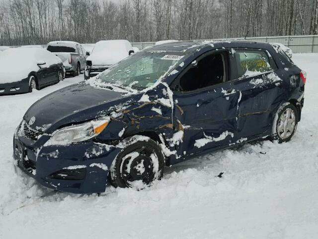 2T1KU4EE0AC370400 - 2010 TOYOTA COROLLA MA BLUE photo 9