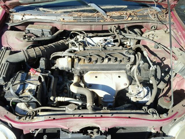 1HGCG56782A124008 - 2002 HONDA ACCORD SE MAROON photo 7