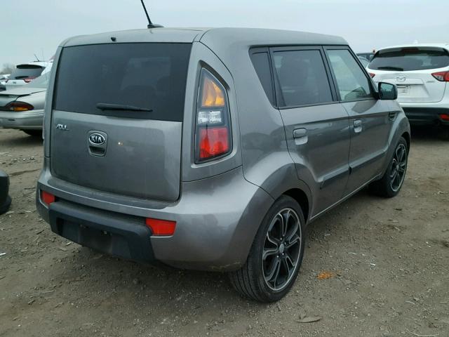 KNDJT2A29A7150494 - 2010 KIA SOUL + GRAY photo 4