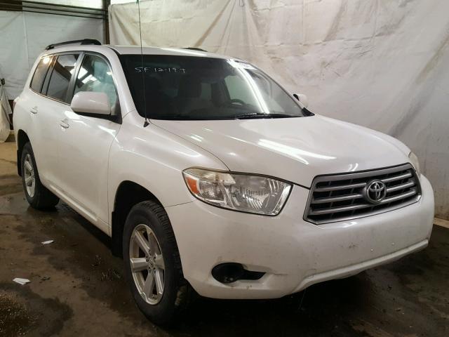 JTEBK3EH9A2161516 - 2010 TOYOTA HIGHLANDER WHITE photo 1