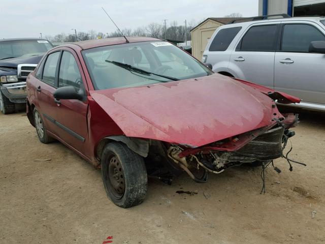 1FAFP34N25W244479 - 2005 FORD FOCUS ZX4 RED photo 1