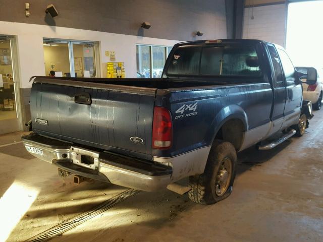 1FTNX21F41EB87697 - 2001 FORD F250 SUPER BLUE photo 4