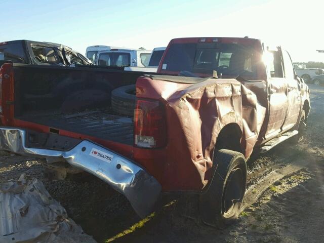 3D73Y4CL7BG585490 - 2011 DODGE RAM 3500 RED photo 4