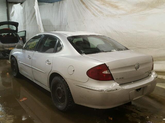 2G4WD532051297108 - 2005 BUICK LACROSSE C SILVER photo 3
