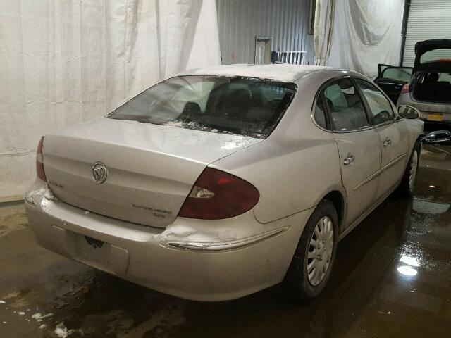 2G4WD532051297108 - 2005 BUICK LACROSSE C SILVER photo 4