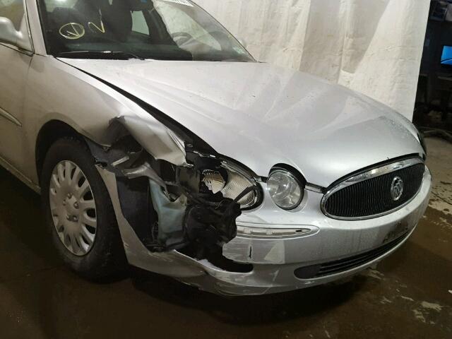 2G4WD532051297108 - 2005 BUICK LACROSSE C SILVER photo 9