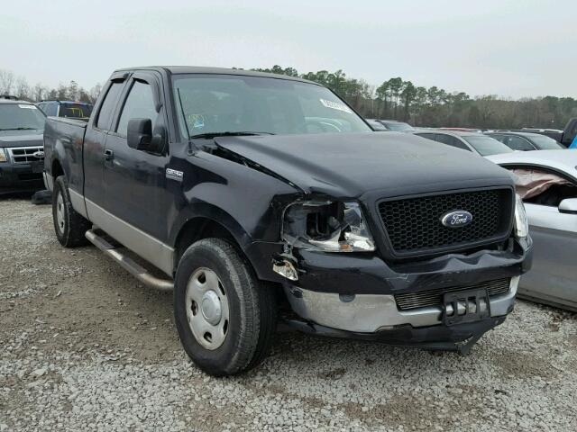 1FTRX12W04NB04054 - 2004 FORD F150 BLACK photo 1