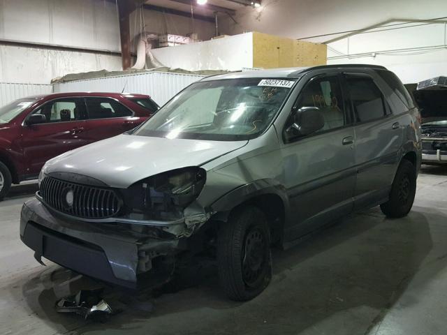 3G5DA03E04S573914 - 2004 BUICK RENDEZVOUS SILVER photo 2