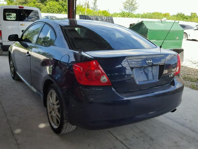 JTKDE177770144708 - 2007 TOYOTA SCION TC 蓝色 照片 3