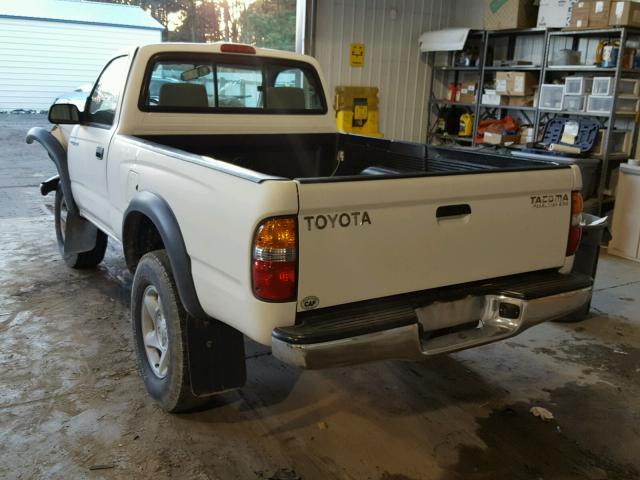 5TENM92N64Z386033 - 2004 TOYOTA TACOMA PRE WHITE photo 3