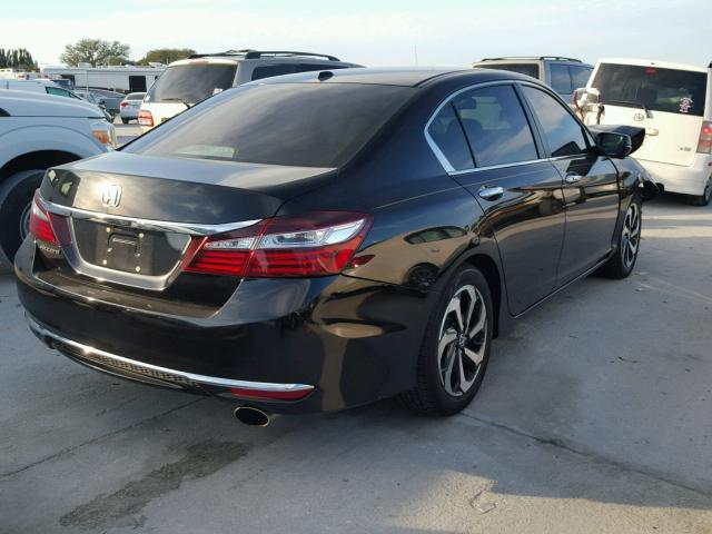 1HGCR2F87GA010221 - 2016 HONDA ACCORD EXL BLACK photo 4