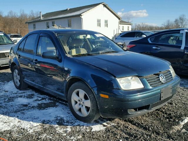 3VWSP69M22M087832 - 2002 VOLKSWAGEN JETTA BLUE photo 1