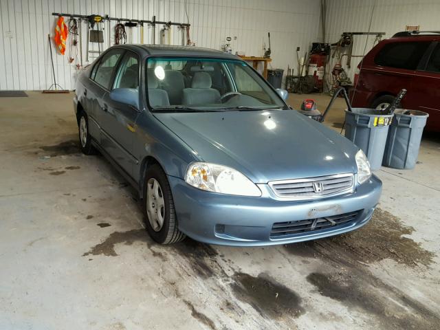 1HGEJ8648YL016230 - 2000 HONDA CIVIC EX BLUE photo 1