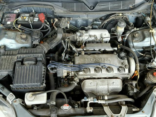 1HGEJ8648YL016230 - 2000 HONDA CIVIC EX BLUE photo 7