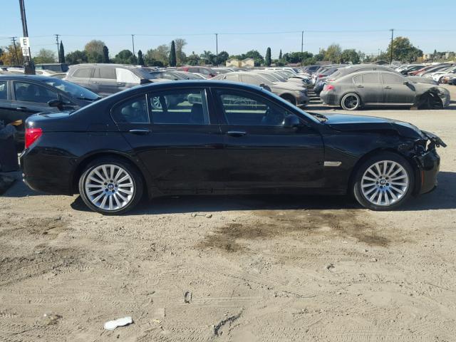 WBAKA83589CY34022 - 2009 BMW 750 I BLACK photo 9