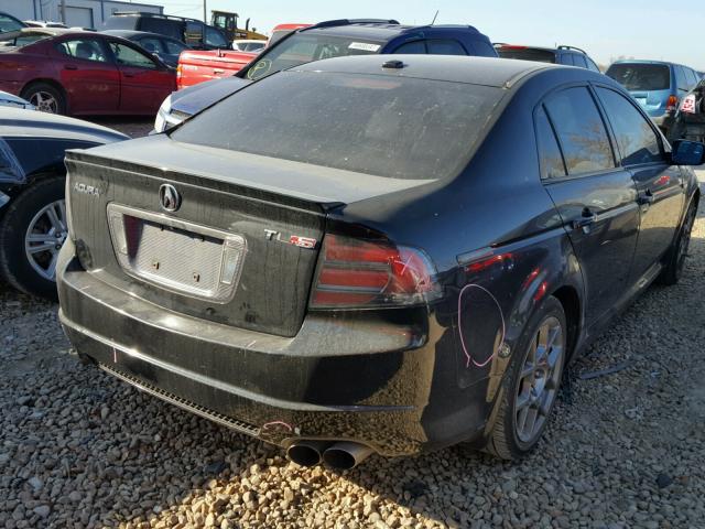 19UUA76568A034719 - 2008 ACURA TL TYPE S BLACK photo 4