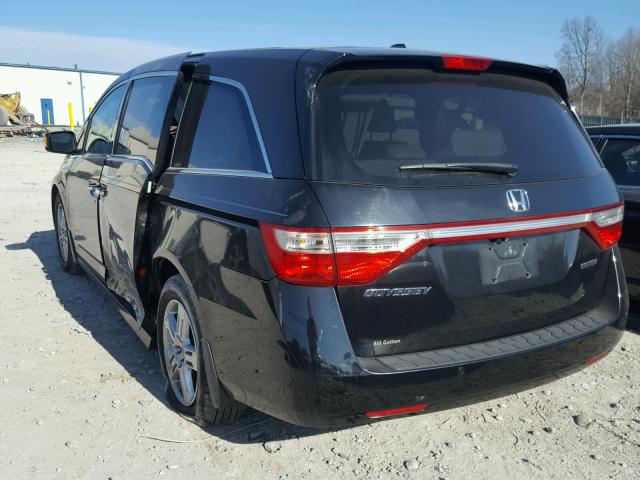 5FNRL5H92BB089864 - 2011 HONDA ODYSSEY TO BLACK photo 3