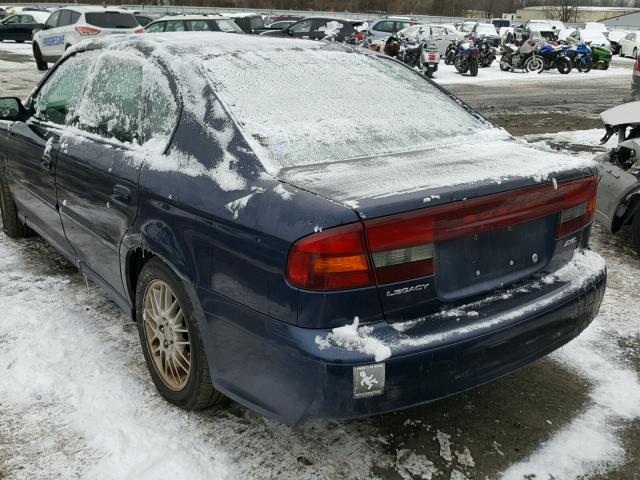 4S3BE625647209312 - 2004 SUBARU LEGACY L S BLUE photo 3