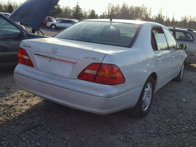 JTHBN30F920075510 - 2002 LEXUS LS 430 WHITE photo 4