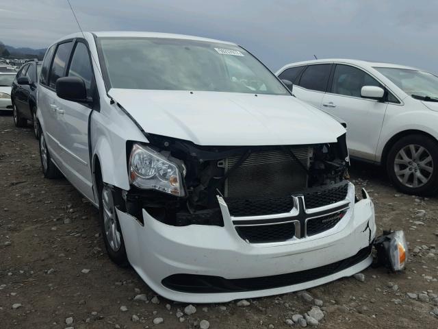 2C4RDGBG1ER472087 - 2014 DODGE GRAND CARA WHITE photo 1