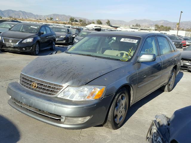 4T1BF28B73U276323 - 2003 TOYOTA AVALON XL BLUE photo 2