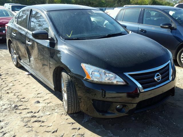 3N1AB7APXDL683257 - 2013 NISSAN SENTRA S BLACK photo 1