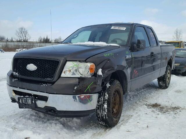 1FTPX14V76FB79777 - 2006 FORD F150 GRAY photo 2