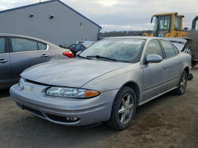 1G3NF52EXYC331494 - 2000 OLDSMOBILE ALERO GLS 银色 照片 2