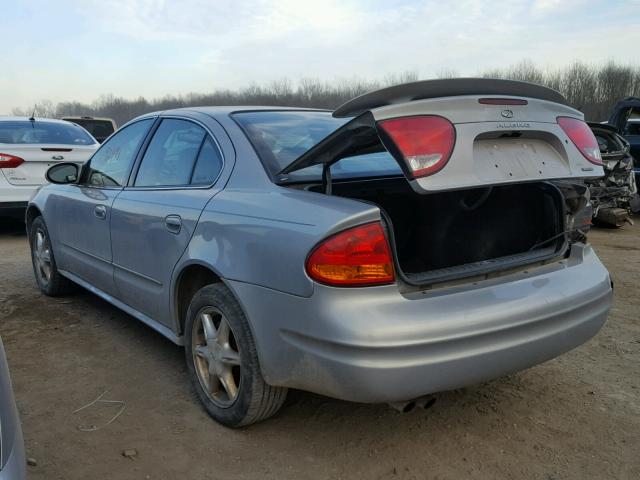 1G3NF52EXYC331494 - 2000 OLDSMOBILE ALERO GLS 银色 照片 3