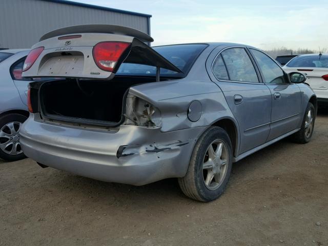 1G3NF52EXYC331494 - 2000 OLDSMOBILE ALERO GLS SILVER photo 4