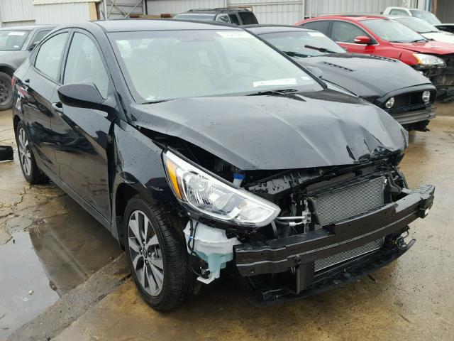 KMHCT4AE1HU352638 - 2017 HYUNDAI ACCENT SE BLACK photo 1