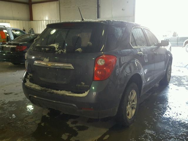 2GNFLCEK8D6375653 - 2013 CHEVROLET EQUINOX LS BLUE photo 4