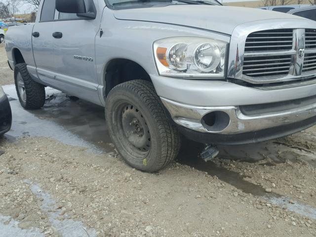 1D7HU18P67S181737 - 2007 DODGE RAM 1500 S SILVER photo 9