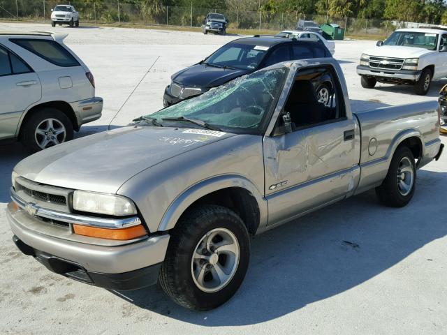 1GCCS14HX38185791 - 2003 CHEVROLET S TRUCK S1 BEIGE photo 2