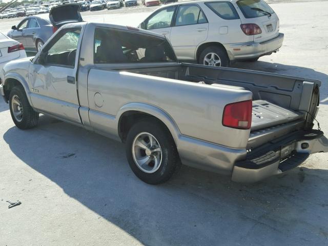 1GCCS14HX38185791 - 2003 CHEVROLET S TRUCK S1 BEIGE photo 3