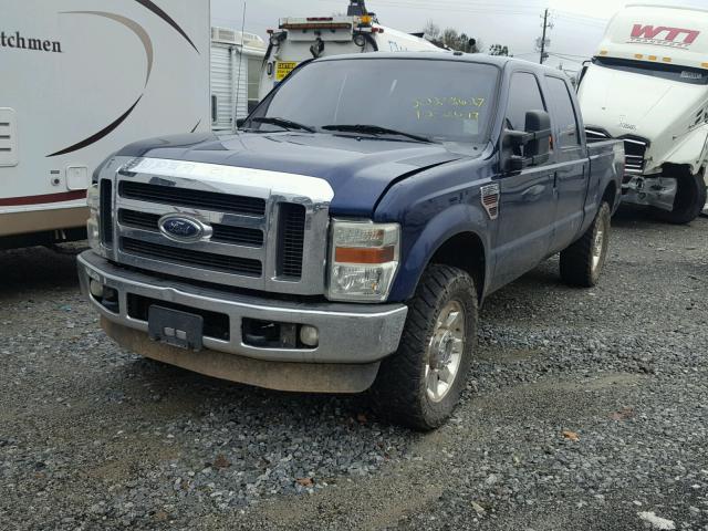 1FTSW2BR3AEA27311 - 2010 FORD F250 SUPER BLUE photo 2