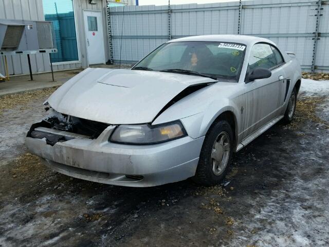 1FAFP40471F109432 - 2001 FORD MUSTANG SILVER photo 2