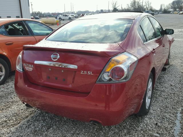 1N4AL21E49N457594 - 2009 NISSAN ALTIMA 2.5 RED photo 4