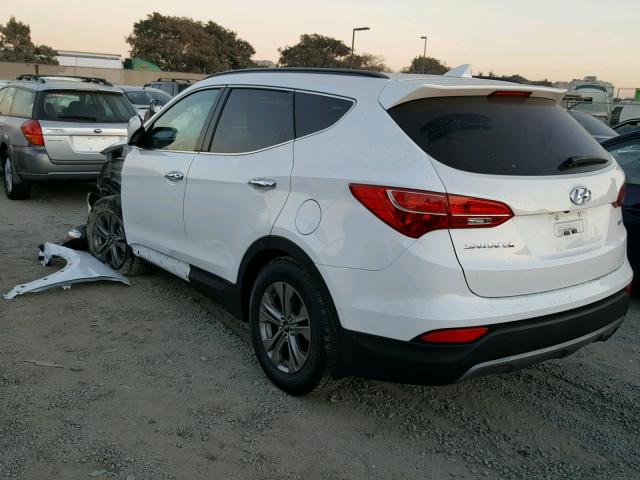 5XYZU3LB0GG340697 - 2016 HYUNDAI SANTA FE S WHITE photo 3