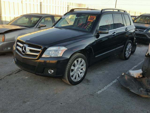 WDCGG8HB8CF734606 - 2012 MERCEDES-BENZ GLK 350 4M BLACK photo 2