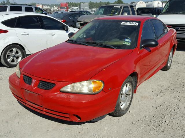 1G2NF52E24M604615 - 2004 PONTIAC GRAND AM S წითელი ფოტო 2