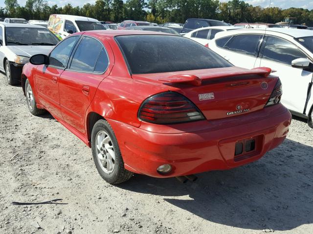 1G2NF52E24M604615 - 2004 PONTIAC GRAND AM S წითელი ფოტო 3