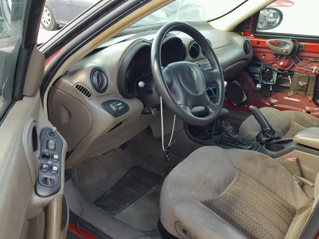 1G2NF52E24M604615 - 2004 PONTIAC GRAND AM S წითელი ფოტო 9