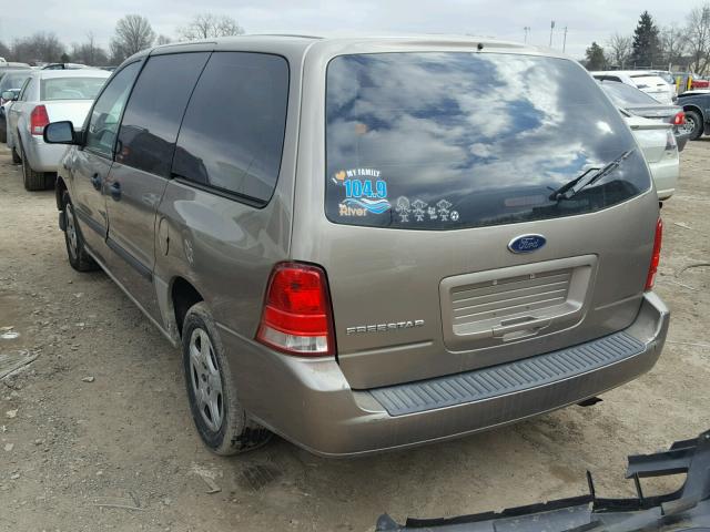 2FMZA50665BA46858 - 2005 FORD FREESTAR S TAN photo 3