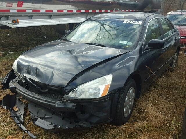 1HGCM56363A088679 - 2003 HONDA ACCORD LX BLACK photo 2