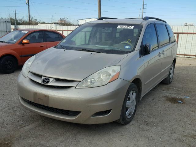 5TDZK23C77S043390 - 2007 TOYOTA SIENNA CE TAN photo 2