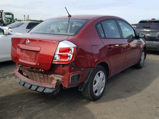 3N1AB61E68L656569 - 2008 NISSAN SENTRA 2.0 RED photo 4