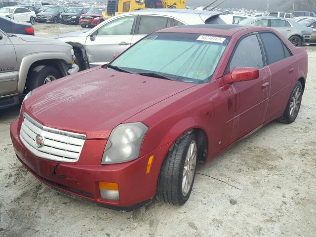 1G6DP577760147554 - 2006 CADILLAC CTS HI FEA RED photo 2